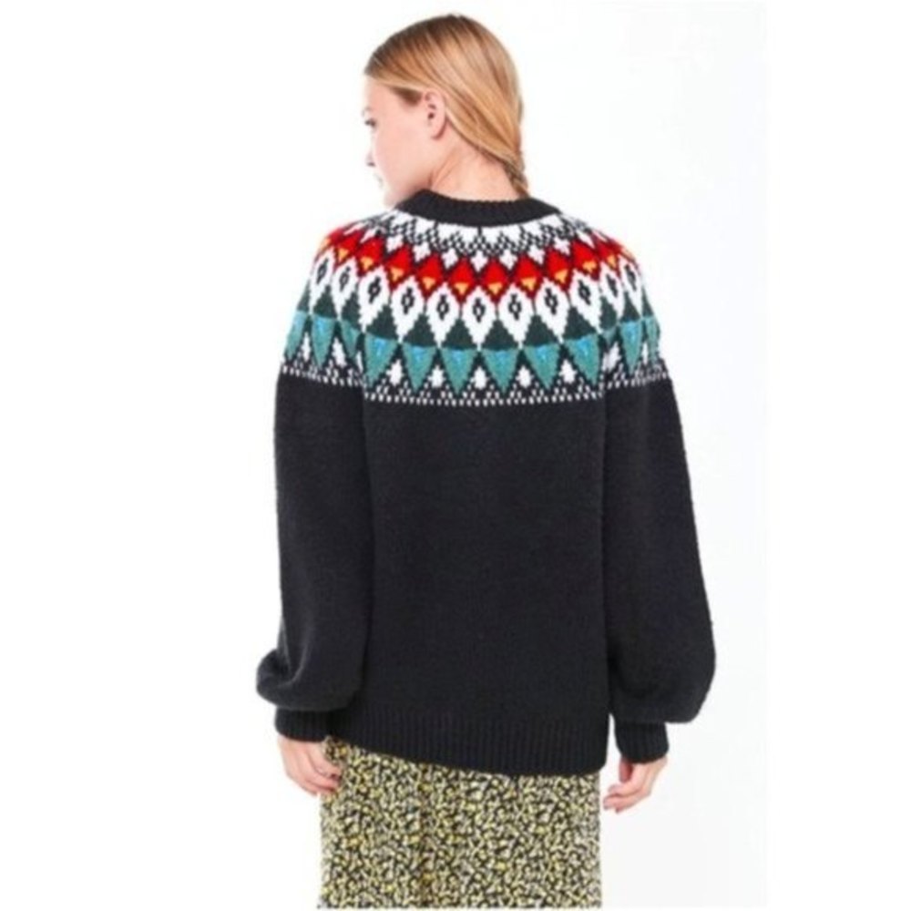 NEW Urban Outfitters Cadence Intarsia Knit Sweater - Picture 4 of 12